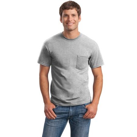 Gildan - Ultra Cotton 100% Cotton T-Shirt with Pocket. 2300
