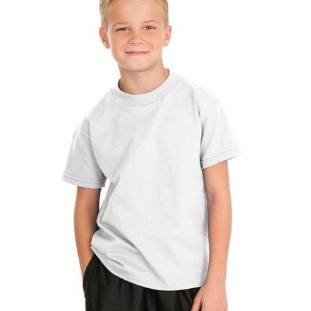 Hanes - Youth Tagless 100% Cotton T-Shirt. 5450