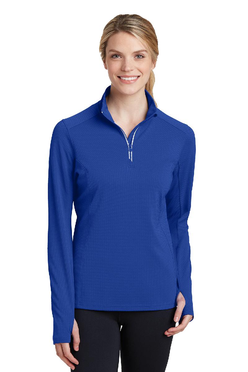 Sport-Tek ® Sport-Wick ® Textured 1/4-Zip Pullover. LST860