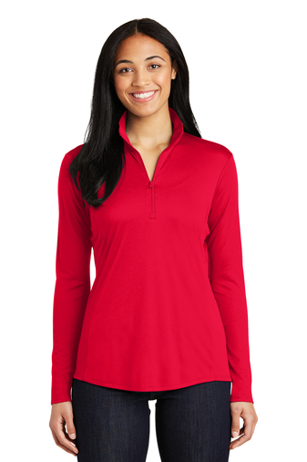 Sport-Tek ® Ladies PosiCharge ® Competitor ™ 1/4-Zip Pullover. LST357