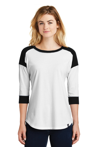 New Era ® Ladies Heritage Blend 3/4-Sleeve Baseball Raglan Tee. LNEA104