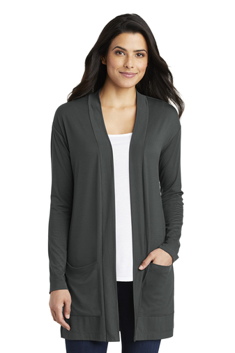 Port Authority Ladies Concept Long Pocket Cardigan. LK5434