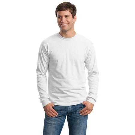 Gildan - Ultra Cotton 100% Cotton Long Sleeve T-Shirt. G2400