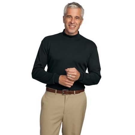 Port Authority - Interlock Knit Mock Turtleneck. K321