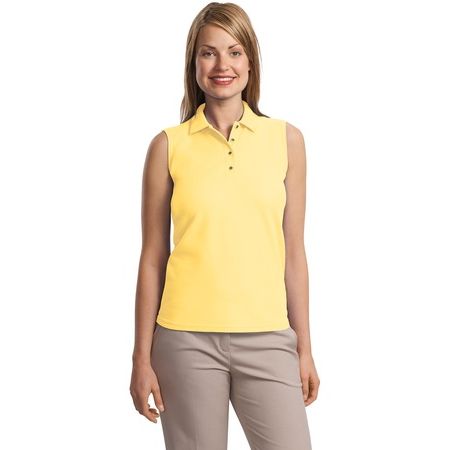 Port Authority - Ladies Silk Touch Sleeveless Polo. L500SVLS
