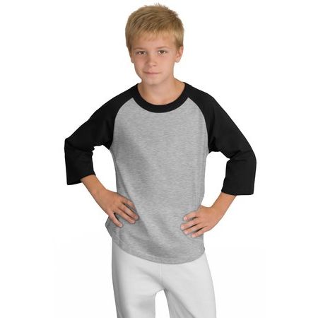 Sport-Tek - Youth Colorblock Raglan Jersey. YT200