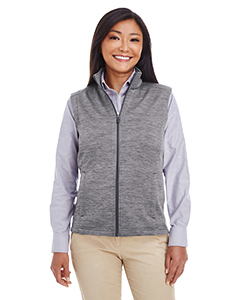 DG797W - Ladies' Newbury Melange Fleece Vest